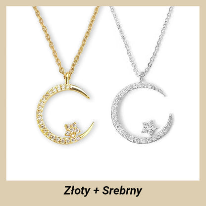 Bright Night: Moon Star Necklace