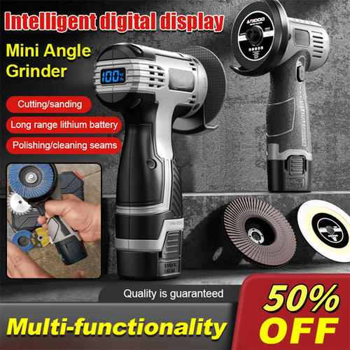 Multifunctional Angle Grinder With Digital Display