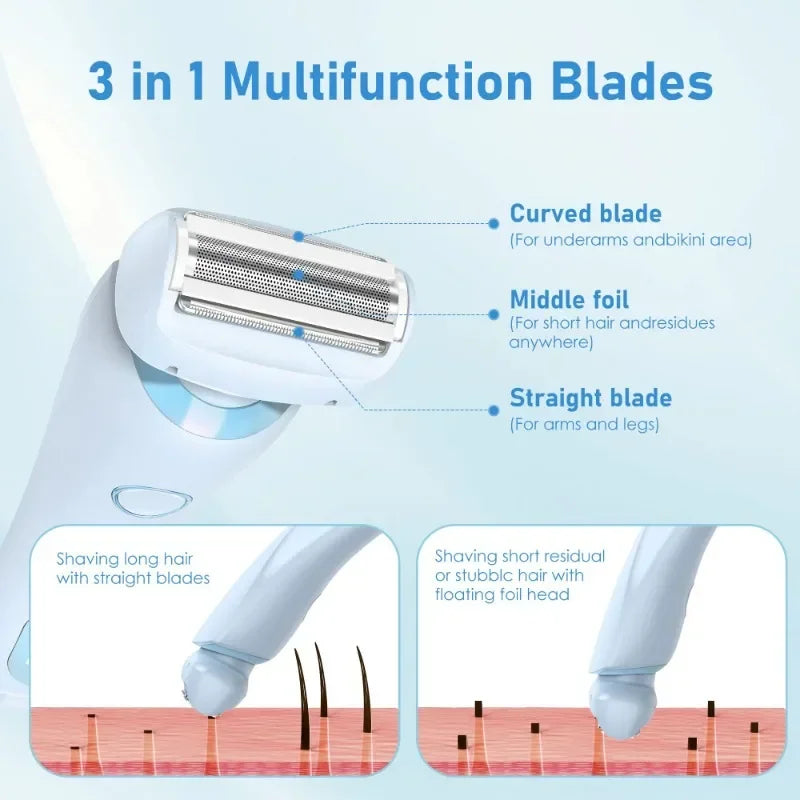 Multifunctional shaver for women