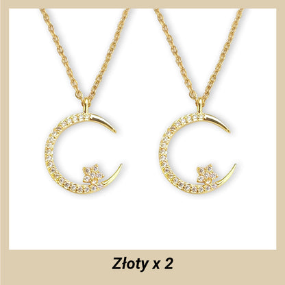 Bright Night: Moon Star Necklace