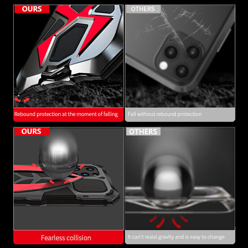 [Best Gift For Phone] Metal Armor Sports Car Style iPhone Case