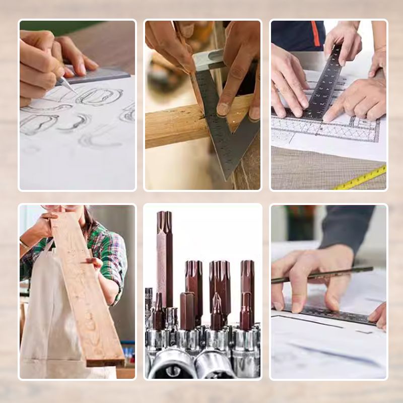 🔥Up to 40% OFF🔥Woodworking Triangle Ruler 7-12-inch