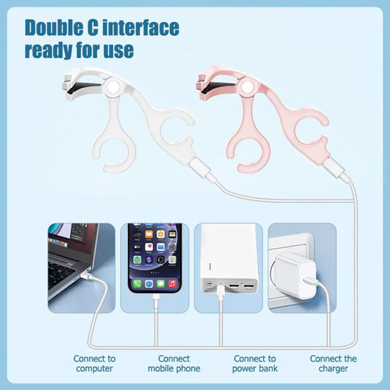 Heated Wide-Angle Frameless Electric Eyelash Curler