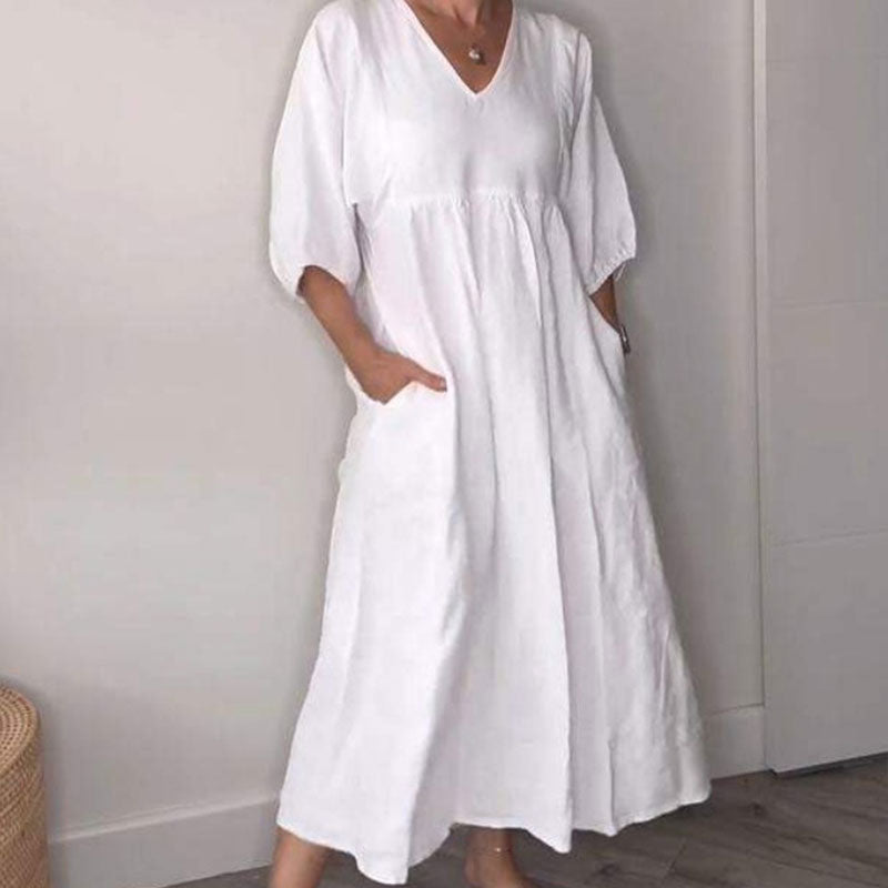2025 NEW SALES - 50% OFF Women's V-neck Casual Dress