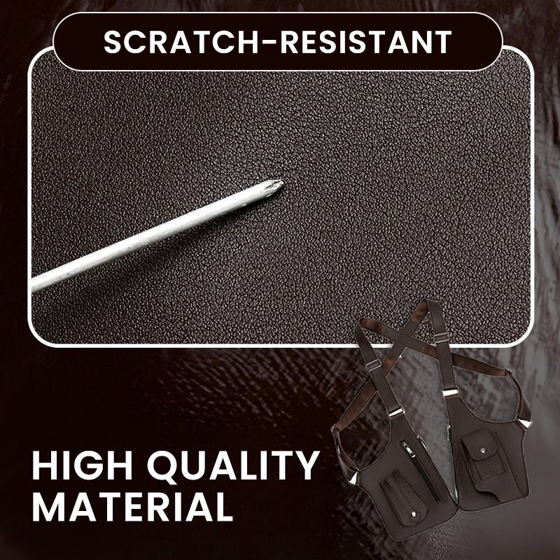 Double shoulder strap multi-pocket outdoor anti-theft tactical bag