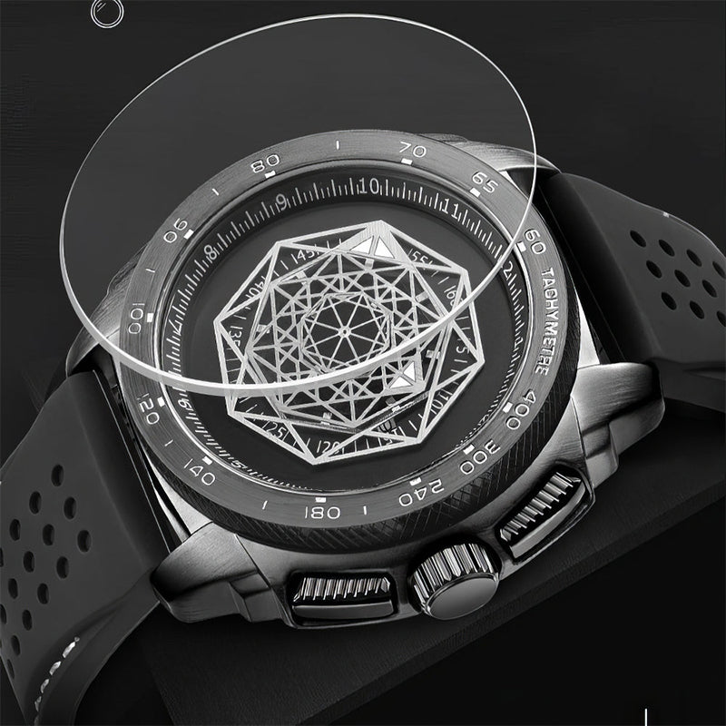 Men’s  Luminous Silicone Quartz Watch