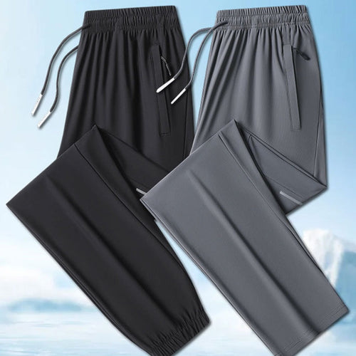 Men's Lightweight Athletic Pants with Zip Pockets