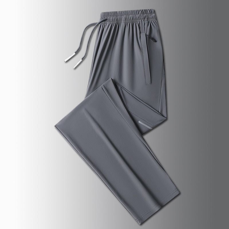 Men's Lightweight Athletic Pants with Zip Pockets